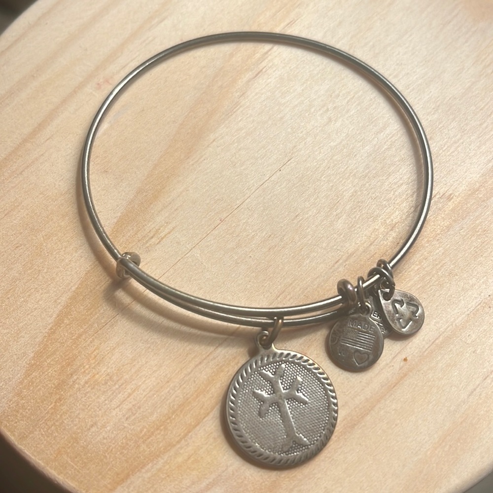 Alex and Ani Cross Bracelet